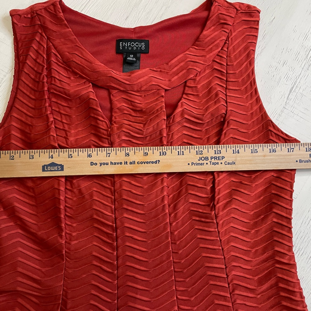 Enfocus Studio Women’s Sleeveless Fit & Flare Dress Size 12 - Picture 4 of 6